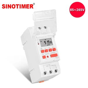 Цифровой таймер, программируемый на 7 дней, Универсальный вход 85  265Vac 30A 5000W Din-рейка