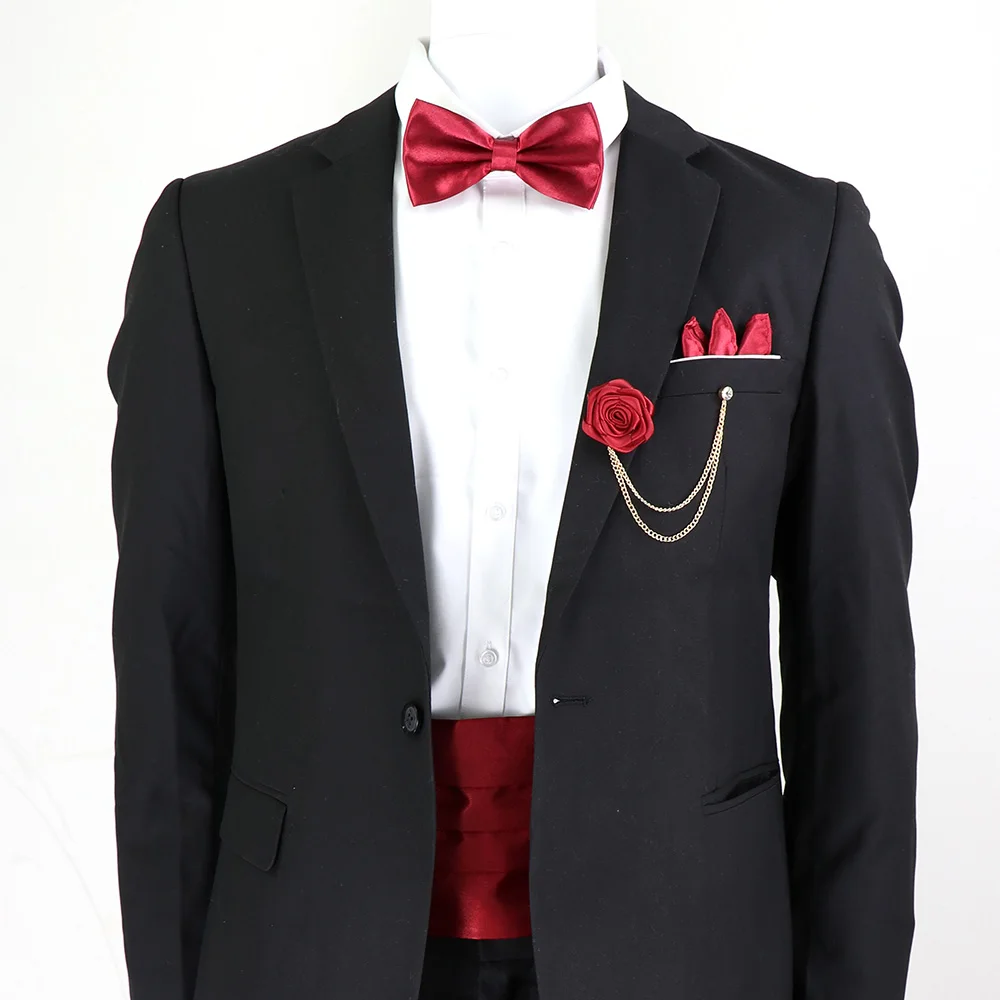 Значок для жениха на свадьбу булавка лацкан брошка из ткани ручная работа