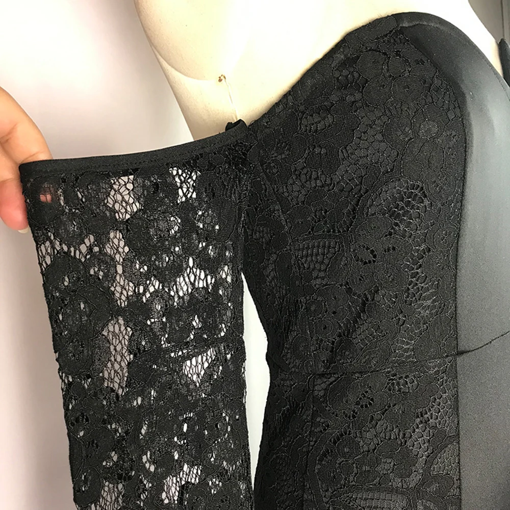 Женская одежда летнее кружевное платье для вечеринки сексуальное облегающее без
