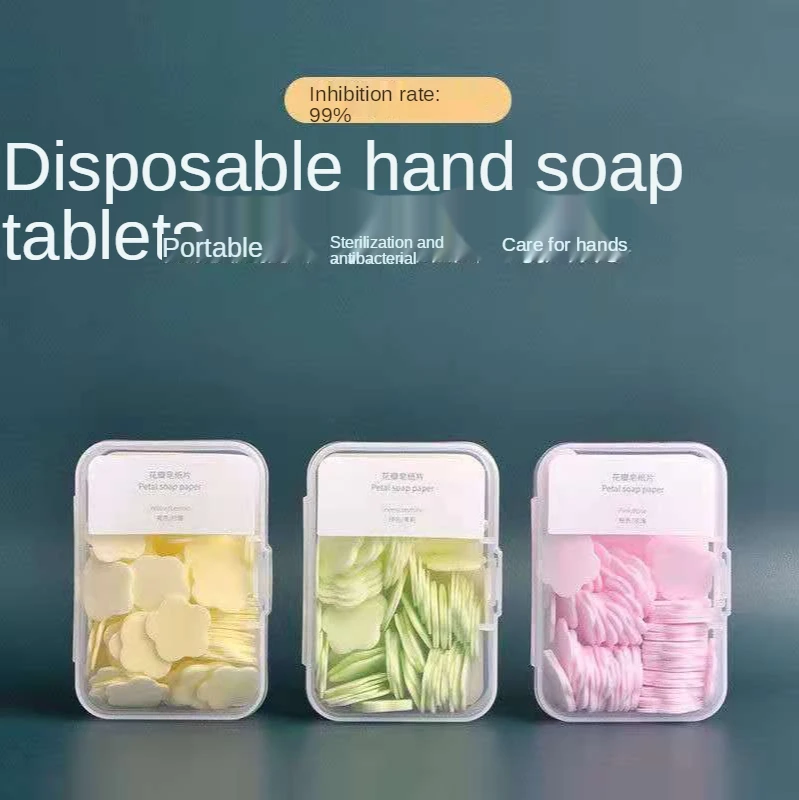 Одноразовое мыло креативное уличное портативное для мытья тела ванночка с