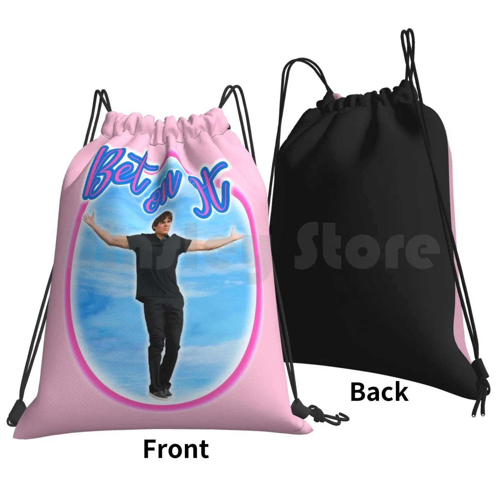 Ставить на него Трой Болтон Зак Эфрон в старшей школе музыкальный рюкзак сумка с