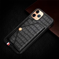 free shipping for iphone 11 crocodile case with card storage case for iphone 11pro max