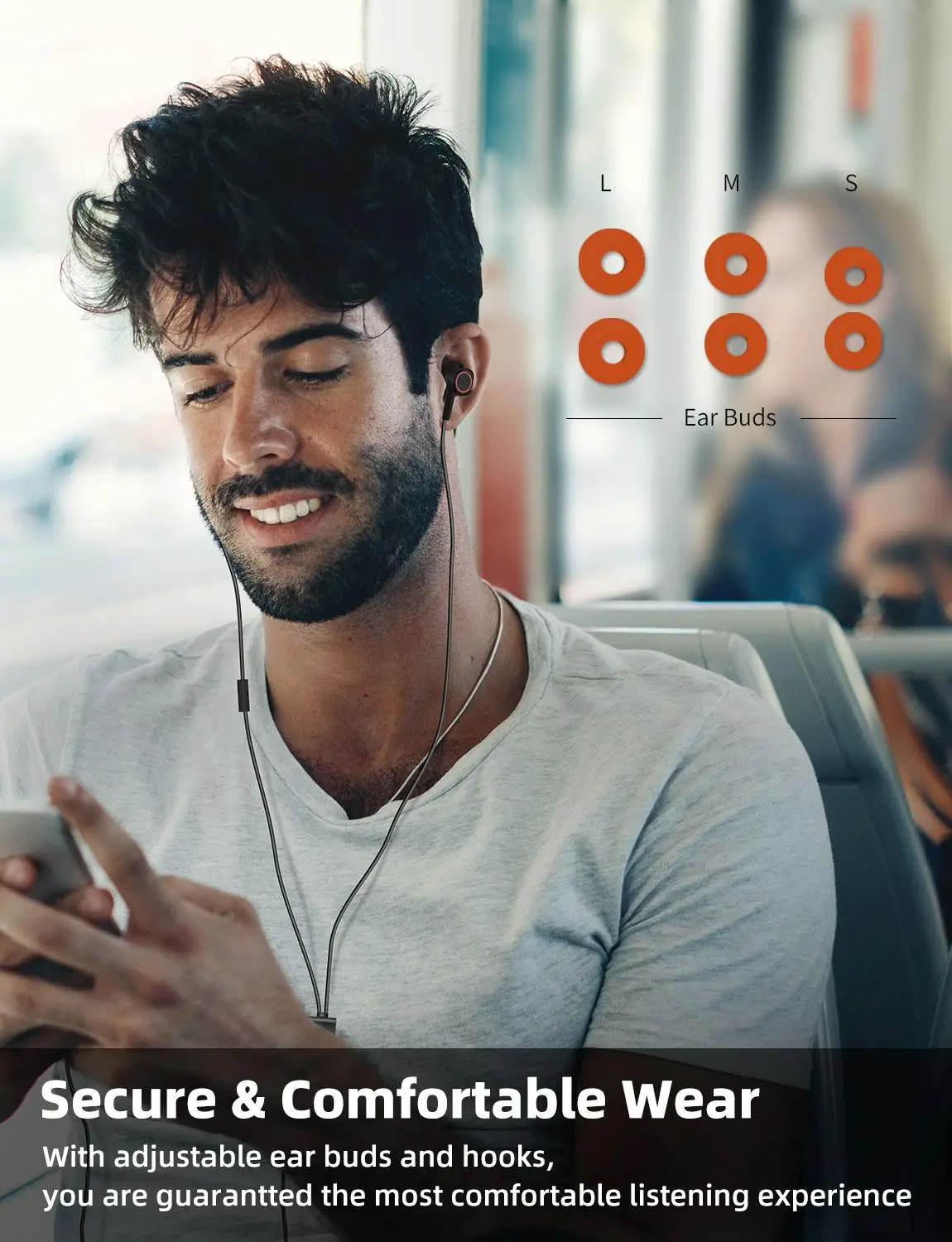 

Active Noise Cancelling 3.5mm Wired in-ear Earbuds with 14 Hours Playtime ANC Mode MEMS Microphone DAC Chip HI-FI Digtal Stereo