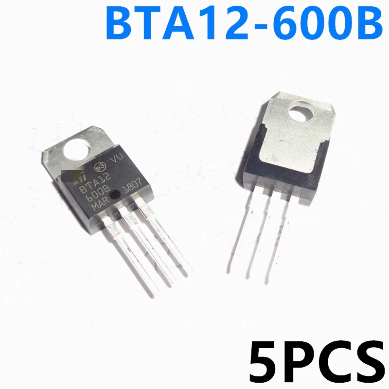5 шт. Новый BTA12-600BRG ТРИАК 12A 600V TO-220 трехконцевая двунаправленная точка оптовая
