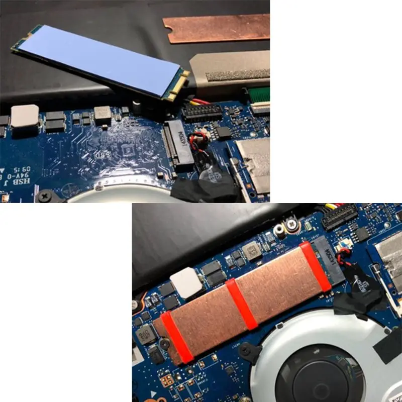 Охлаждающий медный лист M.2 теплоотвод NVME радиатор NGFF 2280 теплопроводность