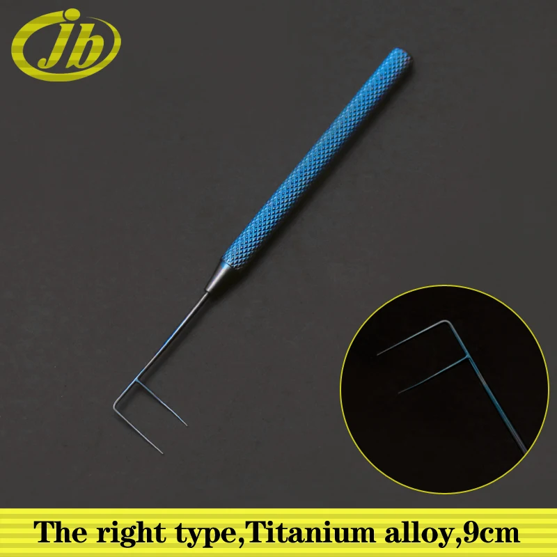 Dacryocyst retractor stainless steel ophthalmic instruments 9cm medical tools titanium alloy single-end