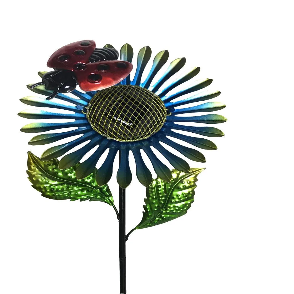 Landscape Lighting Sun Flower Beatles Pelican Rugby Led Garden Lights Solar Night Beetle Shape Solar-powered Lawn Lamp | Освещение