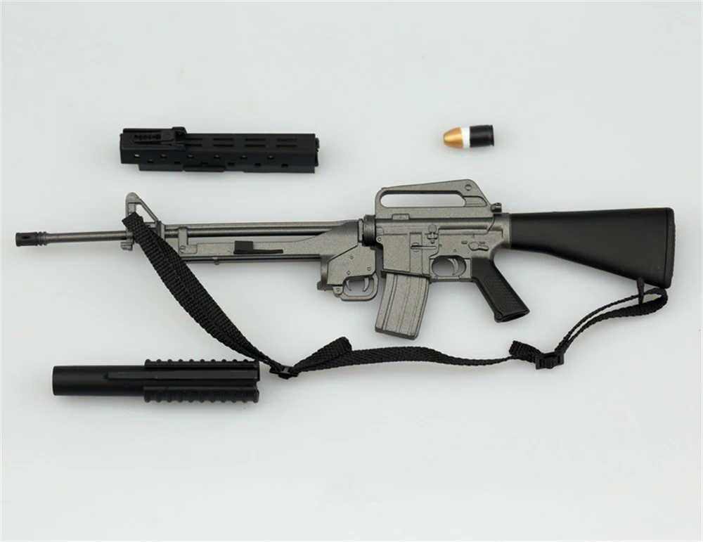 Для продажи DML 1/6 оружие пистолет Вьетнамская война M16 M16A1 + M203 модель нельзя