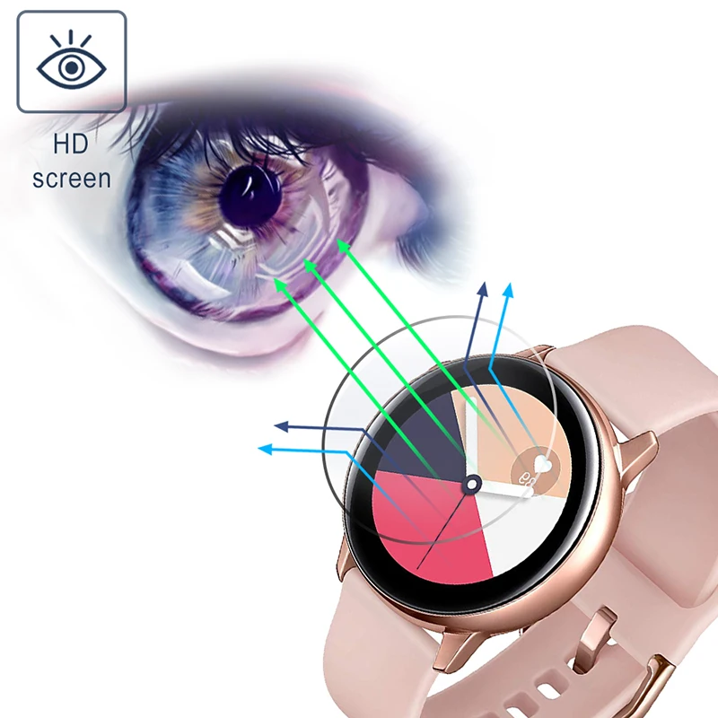 Защитная пленка Pantalla для Samsung Galaxy Watch Active 2 мягкая 40 мм 44 42 46 мм|Защита экрана часов|