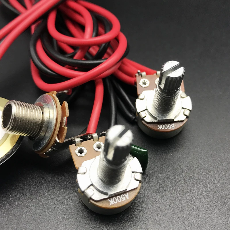 2 зуммера звукосниматель хамбакера для гитары двойной пьезо пикап с 500K