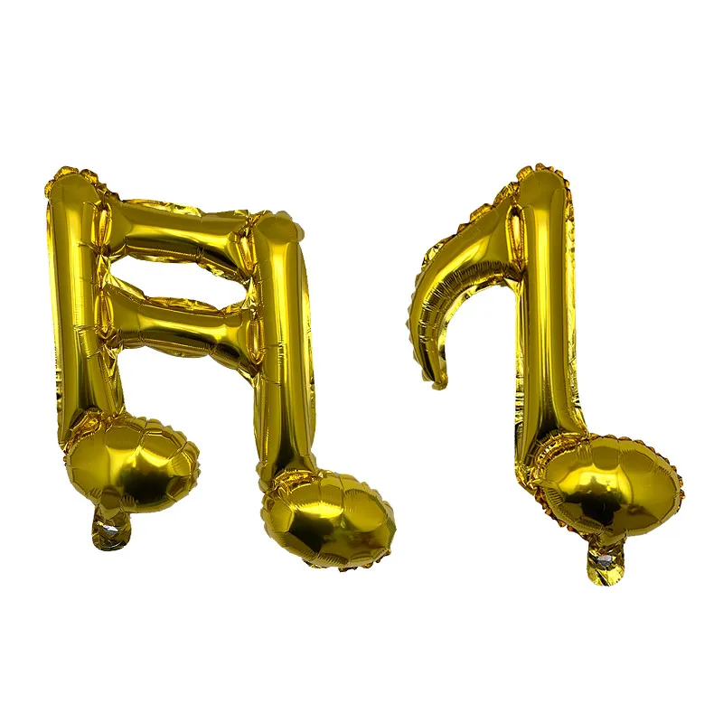 5 шт./лот фольги для музыкальных нот майларовые шары товары дня рождения надувные