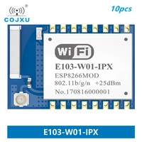 10pcs e103 w01 ipx 2 4ghz wifi module esp8266 100mw transceiver esp8266ex 100m ipx interface transmitter and receiver