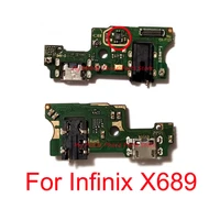 2 pcs high quality with ic usb charging port dock connector board flex cable for infinix x689 usb charge board charger port