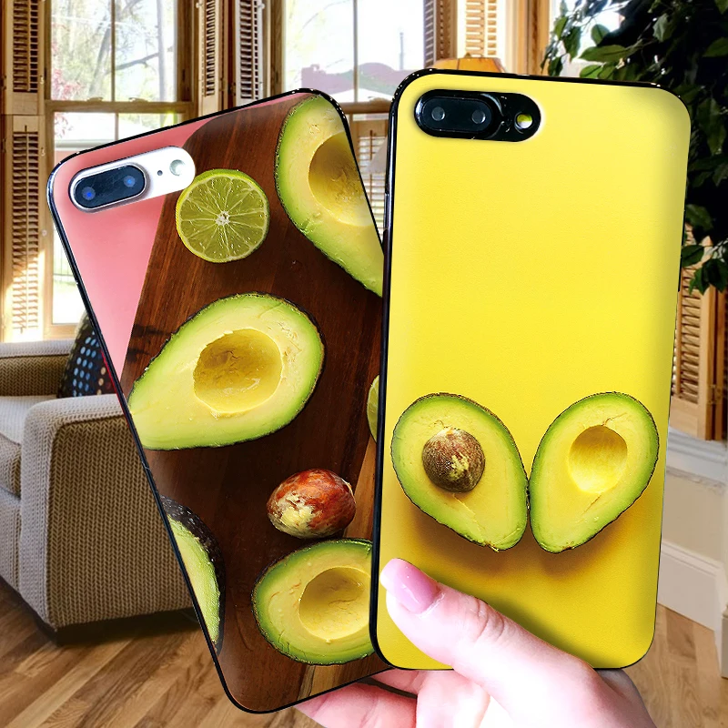 Фрукты авокадо Мягкий ТПУ чехол для Apple IPhone X XR XS MAX 5 5S 5C SE 6 S 7 8 Plus ipod touch силиконовый