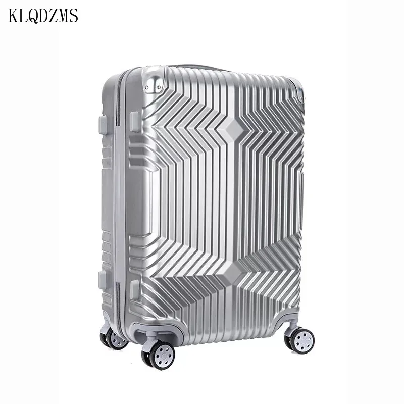 Модный чемодан на колесиках KLQDZMS 20 дюймов 24 дюйма 28 для путешествий в стиле ретро