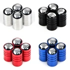 4 шт. автомобильный Стайлинг, Новая алюминиевая эмблема, шток клапана колеса, воздушные колпачки для Daewoo ESO Nexia Matiz Lanos Nubira