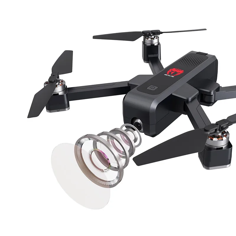 Бесщеточный складной Радиоуправляемый квадрокоптер EX3 GPS Wi Fi FPV камера 2K