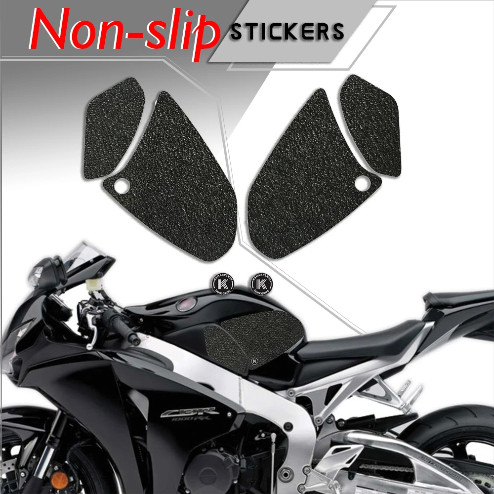 

Motorcycle protection pad tank grip fuel tank pad sticker gasoline knee traction side Non-slip decals for HONDA 08-11 CBR1000RR