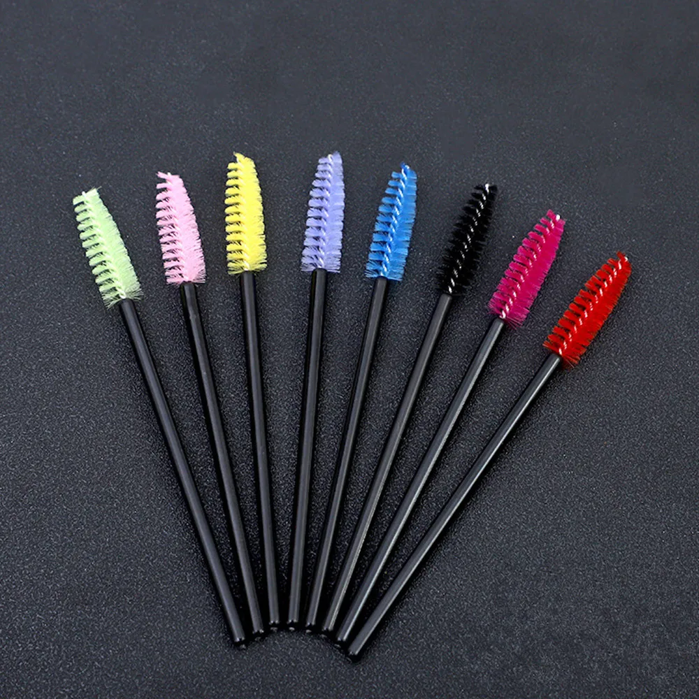 

50pcs Disposable Eyelash Brushes Mascara Wands Eyelash Extension Supplies Eyelashes Makeup Brush Eye Lashes Makeup Tools