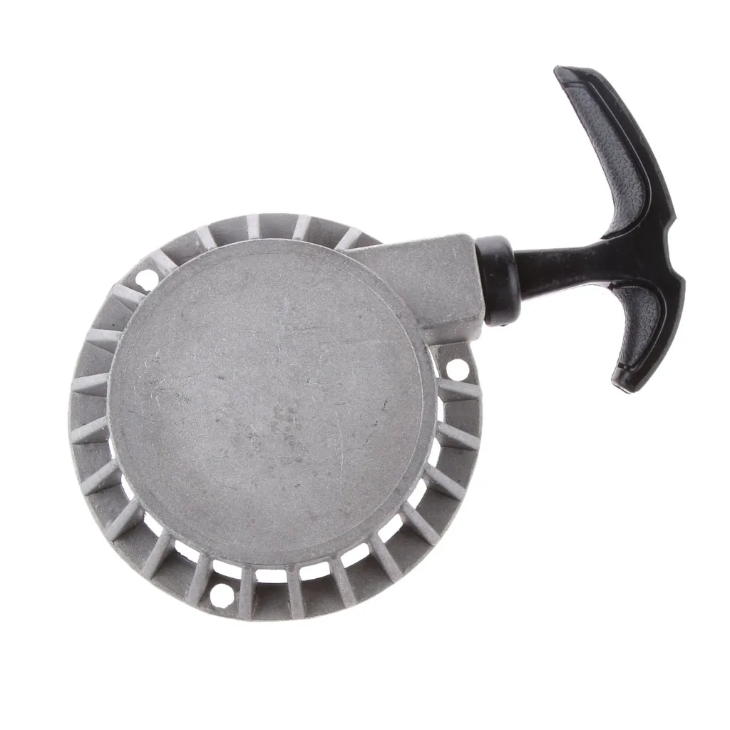 Стартер из серебристого алюминия с отдачей старта 47CC 49CC карманный мини мотоцикл