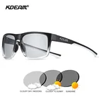Мужские и женские квадратные очки KDEAM, трендовые поляризационные солнцезащитные очки с защитой UV400, 2022