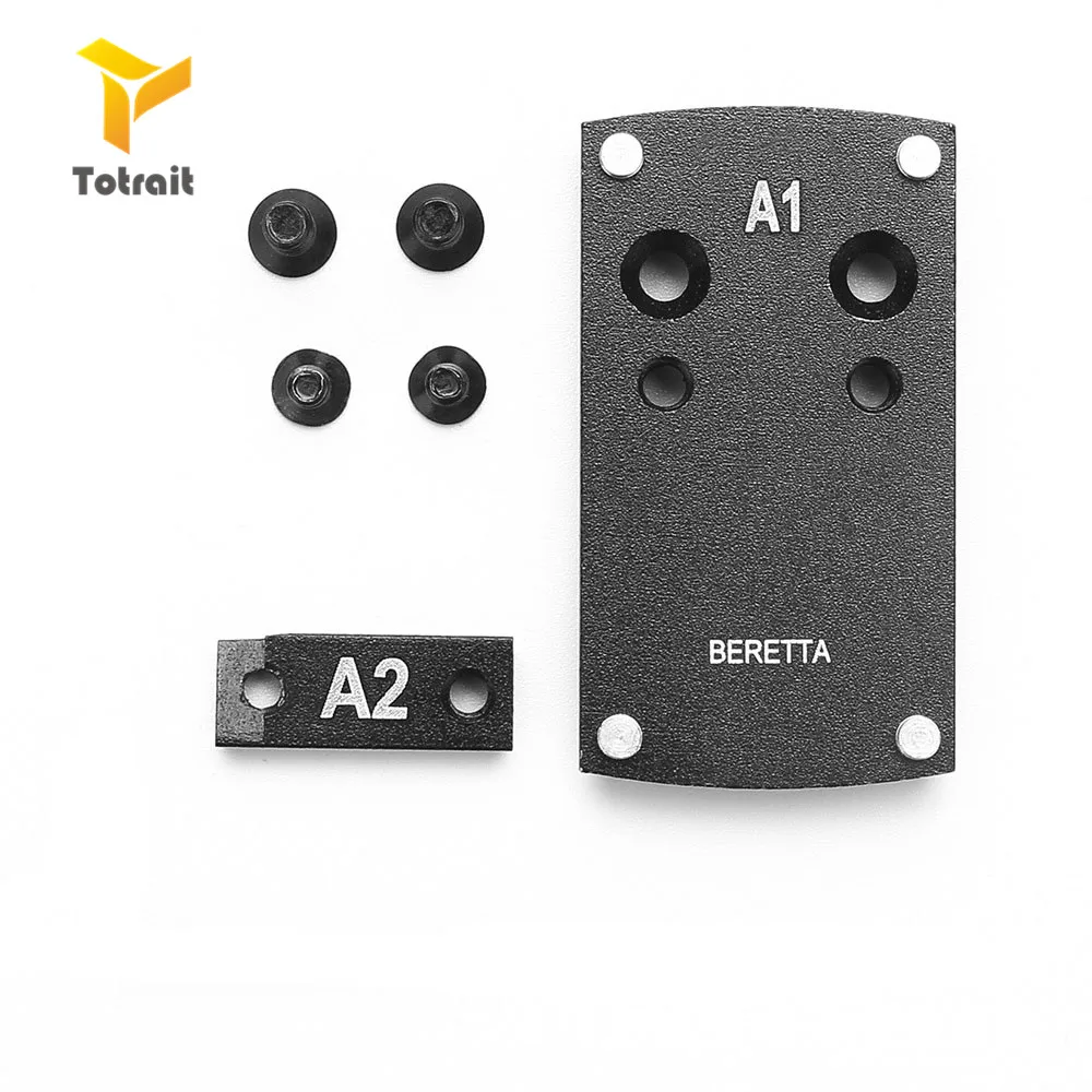 TOtrait Beretta 92 Glock 17 19 22 1911 адаптер для пистолета Reflex Sight Mount Plate Sightmark Burris Vortex Micro Red Dot Scope