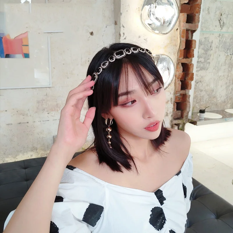 Luxury Shiny Crystal Headbands for Women Sparkly Rhinestone Baroque Hairbands Fashion Woman Hair Accessories |