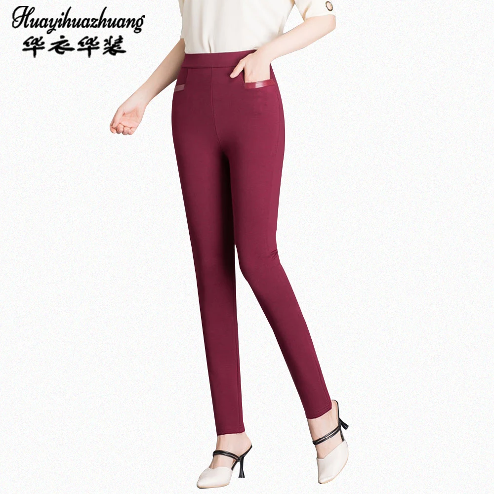 M-4XL trousers spring and autumn Legings Women Legging Pants Thin Large Size Stretch Ankle-Length New summer 2020 | Женская одежда