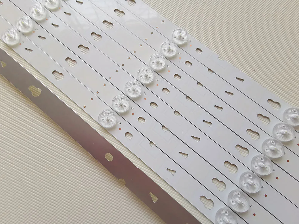 8 шт./компл. новая светодиодная лента для подсветки 55 дюймов TCL TV Φ 040815 RG7X D55A710