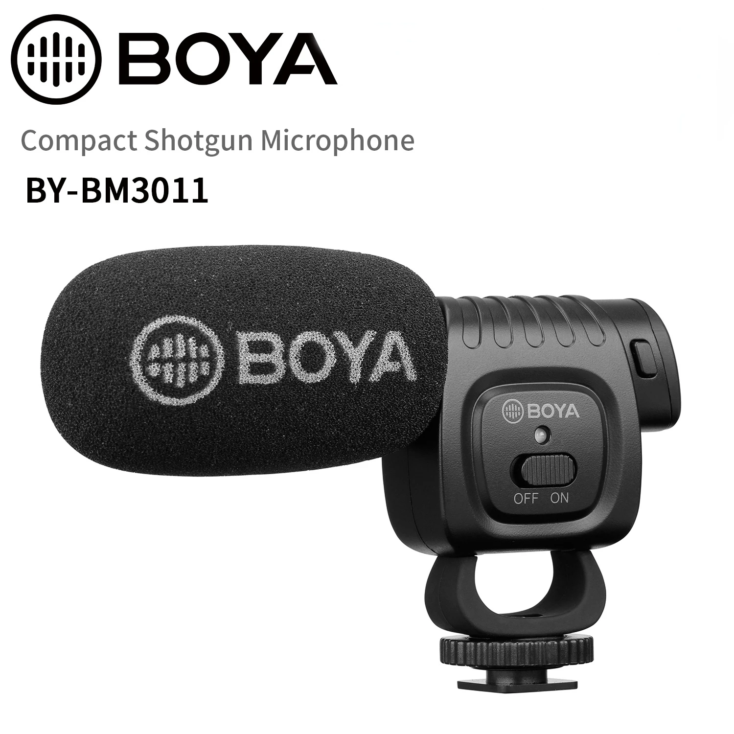 

BOYA BY-BM3011 компактный микрофон дробовик для смартфонов планшетов DSLR камер видеокамер компьютеров Youtuber Vlog прямой трансляции