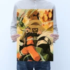 AIMEER ниндзя 4-го поколения ниндзя аниме персонаж удзумаки ниндзя крафт-бумага ретро постер Декор для дома бара картина 51x35,5 см