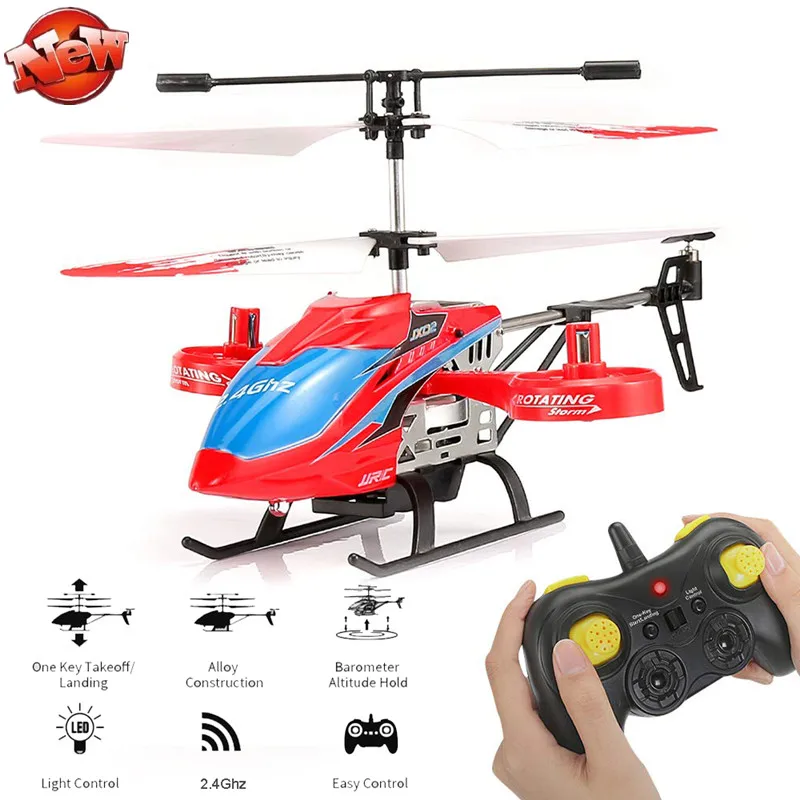 

Mini 2.4G 4CH Metal Alloy Remote Control RC Helicopter RC Quadcopter Altitude Hold Hovering Aircraft Toy kid Children Gift Model