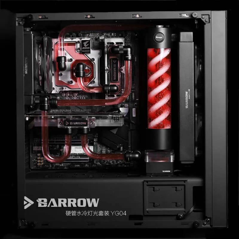 

Barrow PC комплект водяного охлаждения NZXT S340 Elite alone значительно Enjie, набор схем освещения с жесткой трубкой хоста YG01