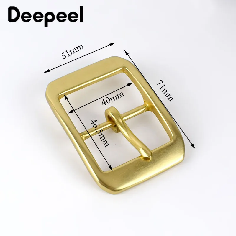 Deepeel 1 шт. 40 мм Чистый Медь Нержавеющая сталь пряжки ремня для Для мужчин пряжкой