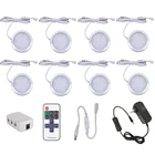 346810 шт. Под шкаф светильник s 2,5 Вт DC12V пульт дистанционного управления, Диммируемый Led-светильник, шкаф, кухонный ночной Светильник s