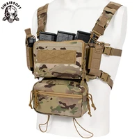 tactical micro chest rig modular h harness d3cr funny pack sack pouch combat military equipment vest 5 56 mag colete airsoft