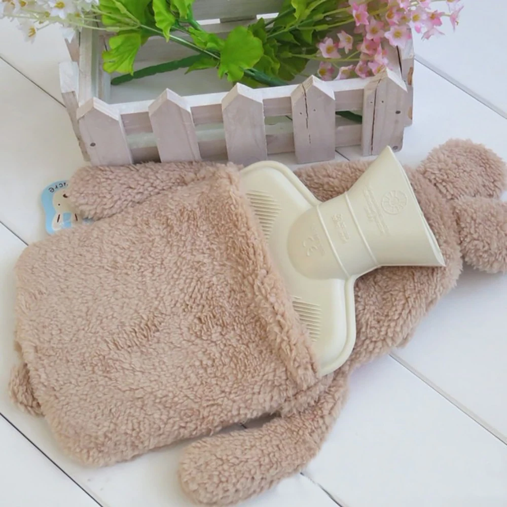 

Hot Water Bag With Knitted Soft Cozy Cover Hand Warmer Cartoon Rabbit Hot Water Bottle Winter Cartoon Rabbit Hot Water Bottle