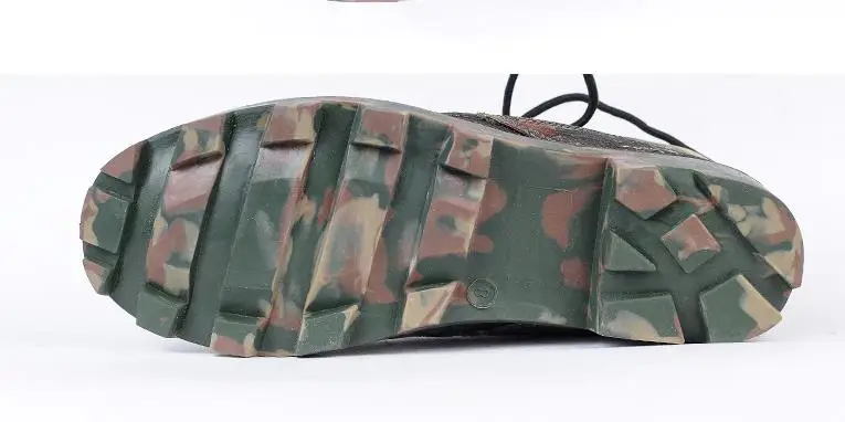 

Casual men Hiking Shoes Rubber Sole Outdoor Lace up Sport Shoes Camouflage Shoes Sneakers Work Shoes Ankle Short Boots