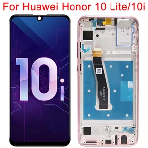 6 21 original lcd for huawei honor 10i display screen with frame honor 10 lite hry lx1t hry lx1 lcd display touch screen parts free global shipping
