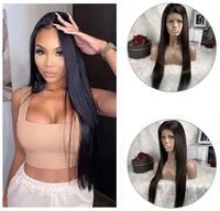 bliss 13x4 lace front human hair wigs brazilian natural frontal wigs preplucked long straight closure wigs for black women
