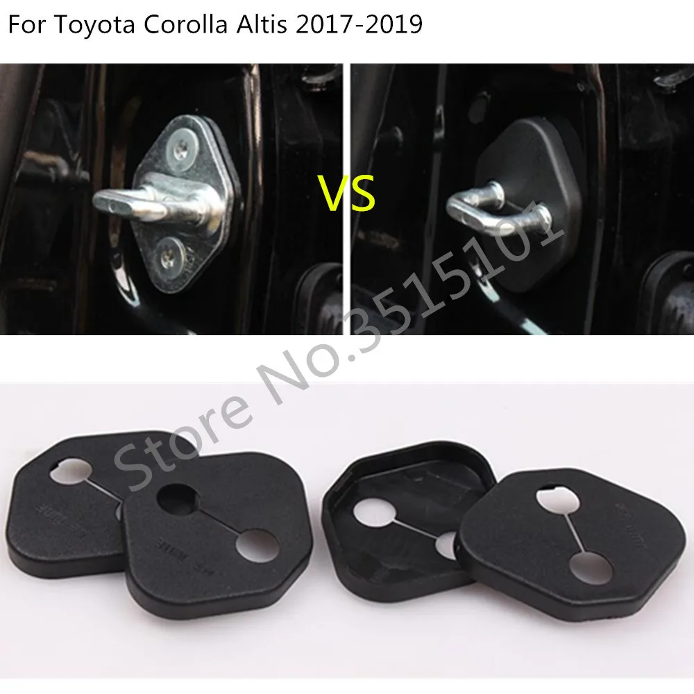 

Автомобильная защелка стоп антикоррозийный Водонепроницаемый дверной замок ключи Защитная Пряжка панель для Toyota Corolla Altis 2017 2018 2019