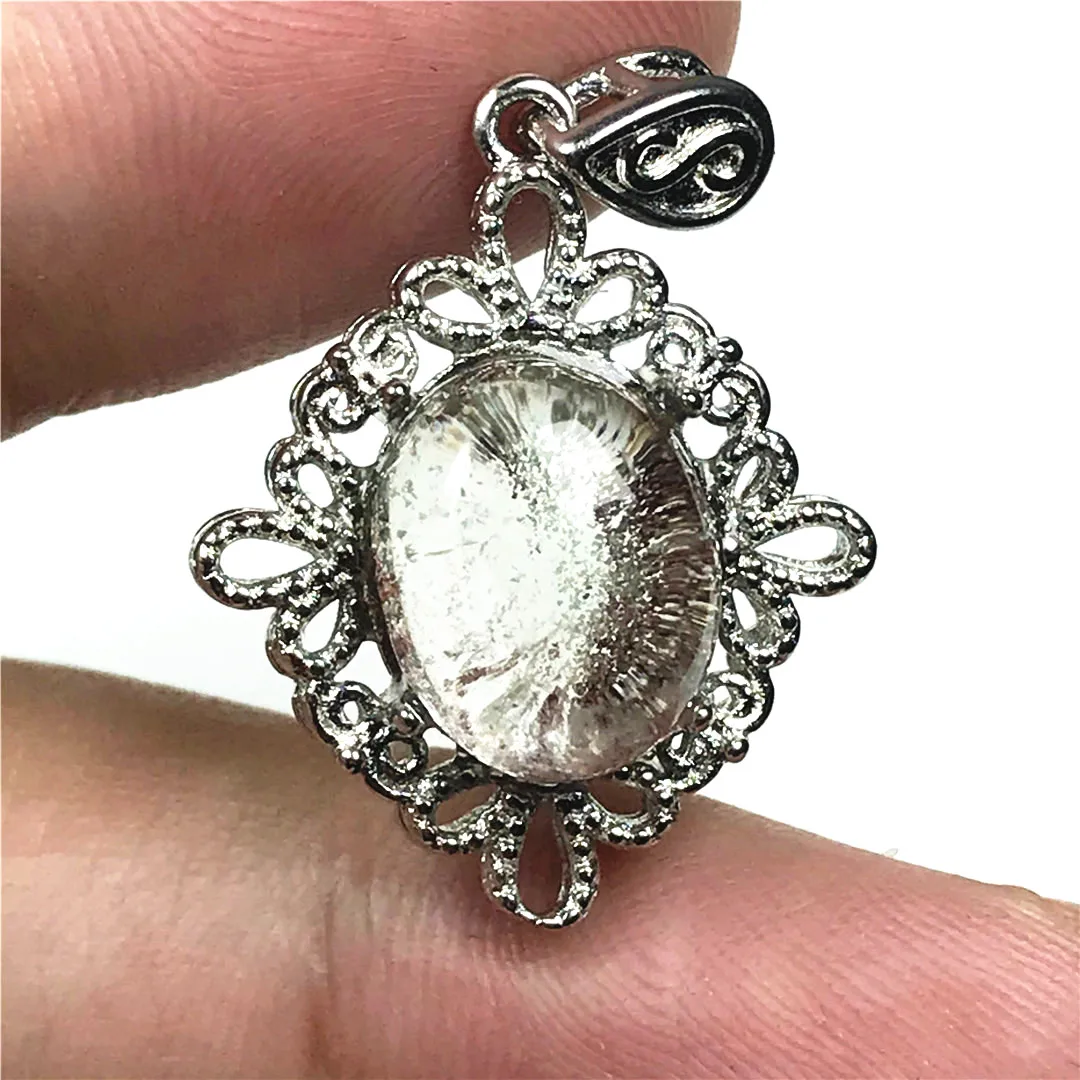 Лучшие натуральные фантомные кварцевые бусины подвеска ювелирные изделия для