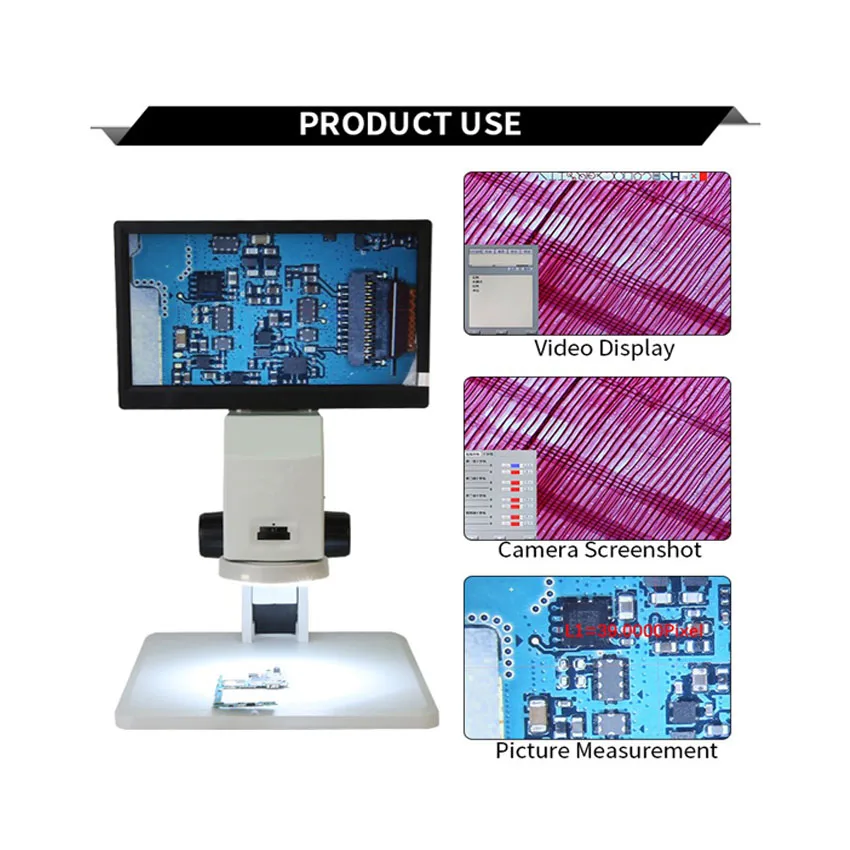 Интегрированный Промышленный цифровой микроскоп efix HDMI дисплей 11 6 дюйма для