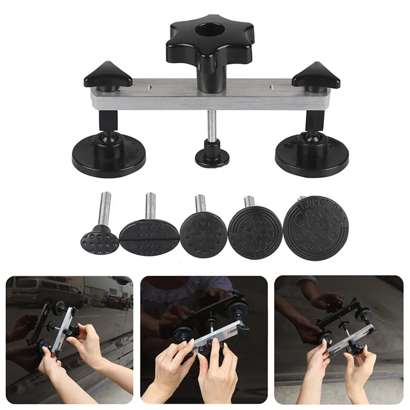 

Automotive Dent Repair Tool Car Body Repair Kit Dent Puller Kit Pulling Bridge Glue Pulling Tabs for for Vehicle Car Auto