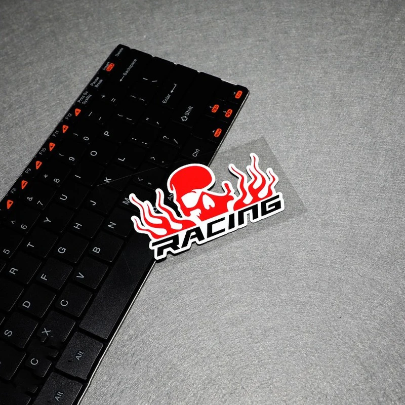 

LuLuSticker #175 10x5,7 см 3 м Безопасность светоотражающий Череп Пламени Гонки наклейки мотоциклетный шлем автомобильные двери ветровое стекло накл...