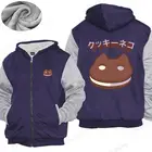 Новые толстовки shubuzhi, топы для мужчин, печенье, кот Jap Text, теплое пальто-Steven Universe, Мультяшные толстовки, хлопковое теплое пальто, пальто для мальчиков