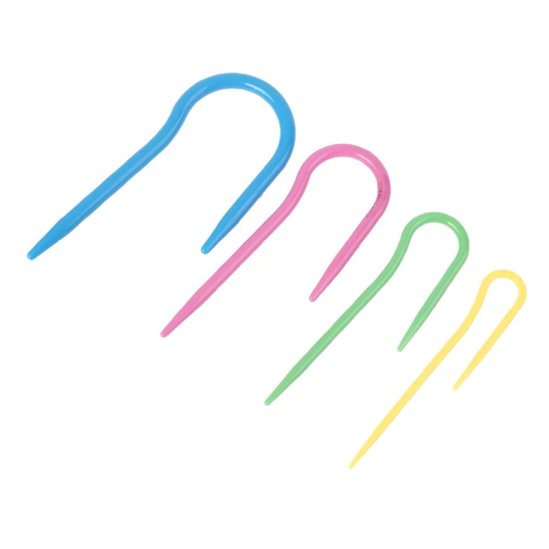 

Sewing Needles Kit Tool Weaving Knitting Large Eye Needle Stitch Marker 87HA