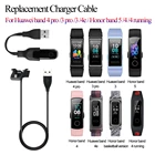 Зарядная док-станция USB, кабель для Huawei Band 4, 3, 2 pro, 4e, Honor band 5, 4, 3, Смарт-аксессуар для бега