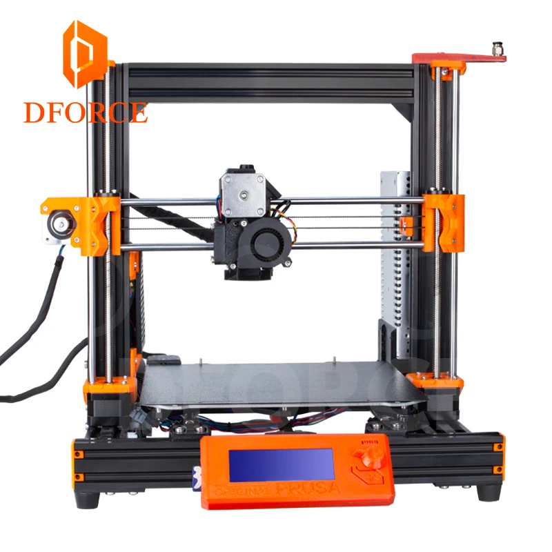 DFORCE клонированный Prusa I3 MK3S медведь полный комплект(исключая Einsy-Rambo платы) 3D принтер DIY медведь MK3S(PETG материал