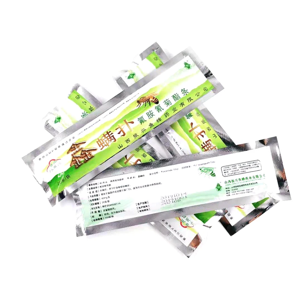 1 упаковка лекарственных препаратов для пчелиных клещей acaro fluvalinate apicultura varroa imker